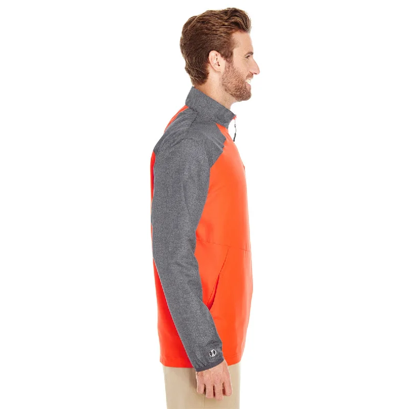 Holloway Men's Carbon Print/Orange Raider Pullover