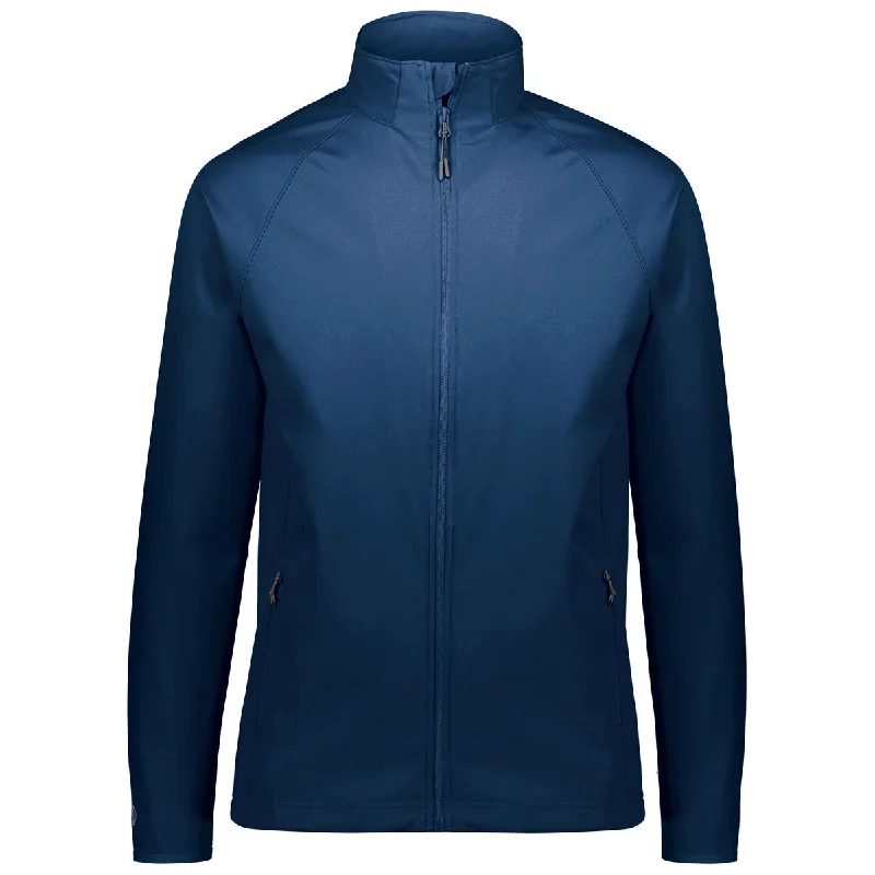 Holloway Men's Navy Featherlight Soft Shell Jacket