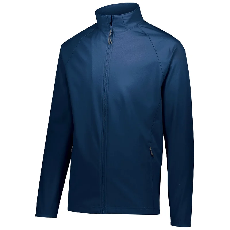 Holloway Men's Navy Featherlight Soft Shell Jacket