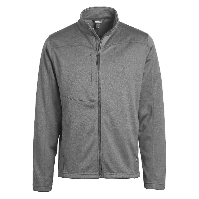 Landway Men's Dark Ash Flash Bonded Fleece Soft-Shell