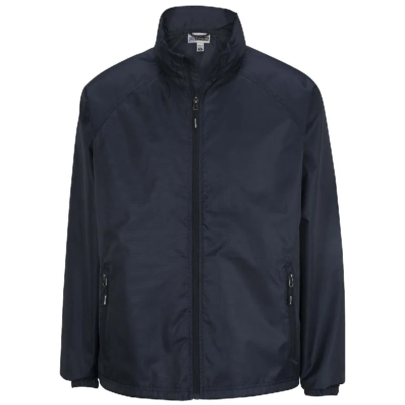 Edwards Men's Navy Hooded Rain Jacket