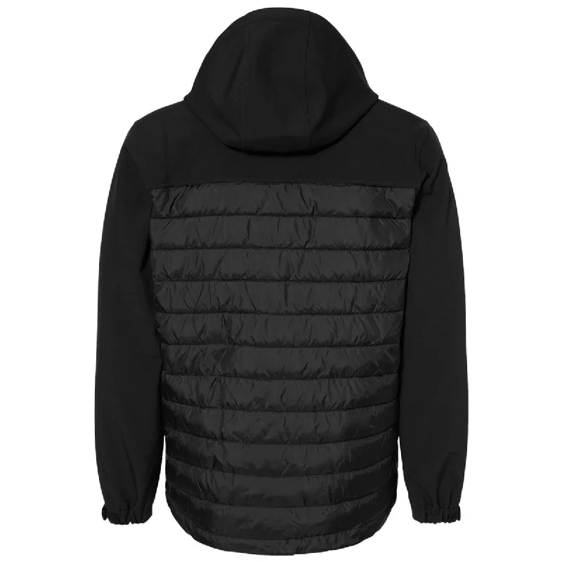 Dri Duck Men's Black Pinnacle Soft Shell Puffer Jacket