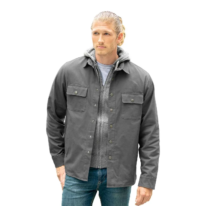 Vantage Men's Dark Grey Boulder Shirt jacket