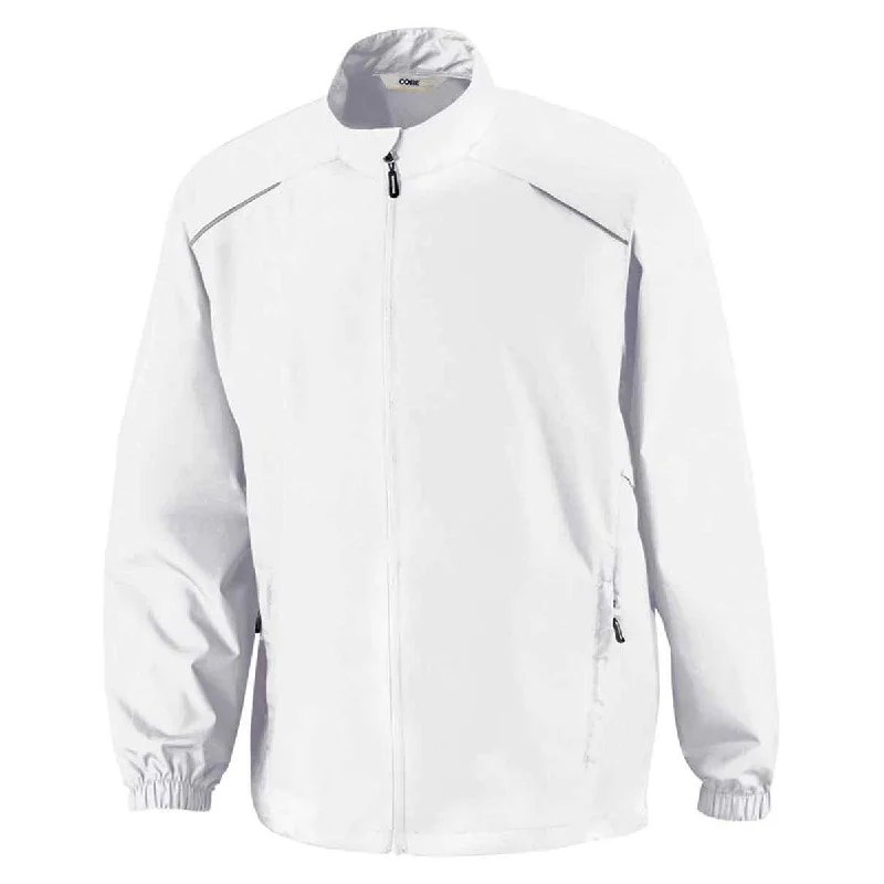 Core 365 Men's White Motivate Unlined Lightweight Jacket