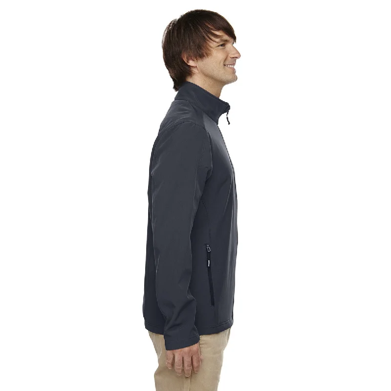 Core 365 Men's Carbon Cruise Two-Layer Fleece Bonded Soft Shell Jacket