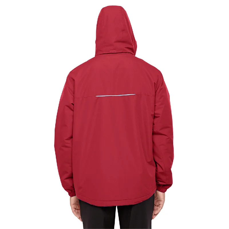 Core 365 Men's Classic Red Profile Fleece-Lined All-Season Jacket