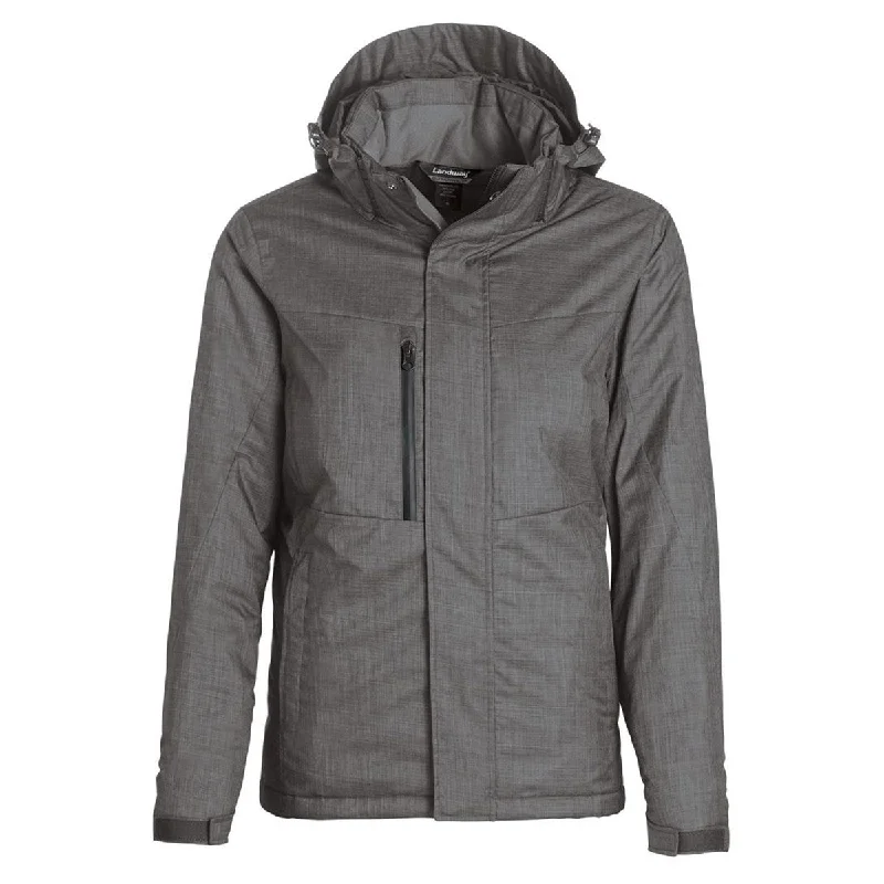 Landway Men's Heather Grey Odyssey Thermal Parka