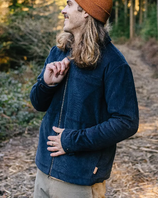 Alder Cord Jacket - Deep Navy