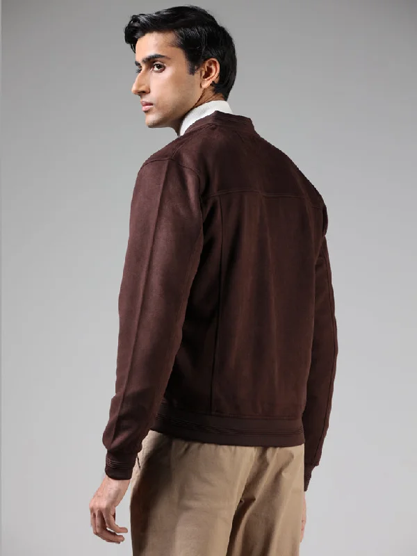 Ascot Brown Relaxed Fit Suede Jacket