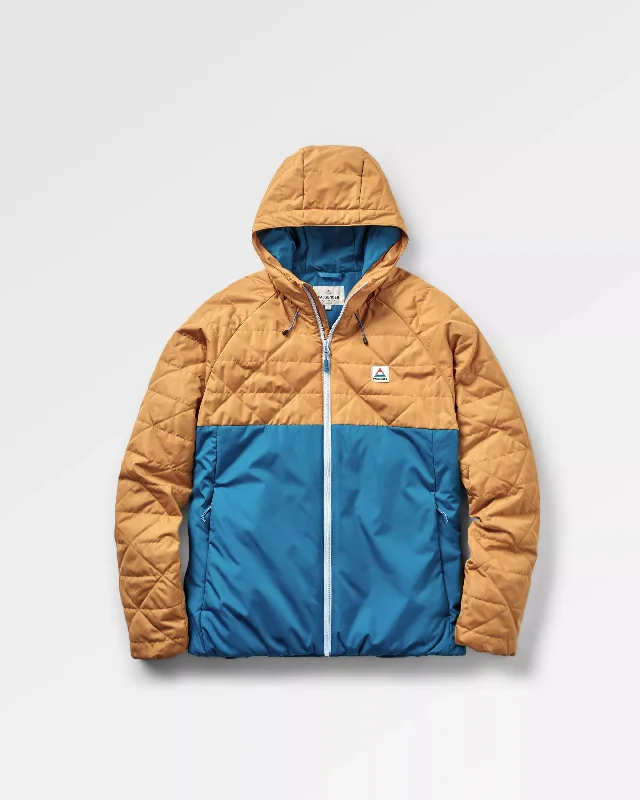 Base Recycled Thermore® Insulated Jacket - Dusty Ochre/ Corsair Blue