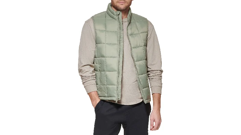 Box Quilt Puffer Vest, Regular Fit