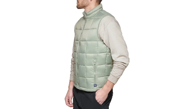 Box Quilt Puffer Vest, Regular Fit