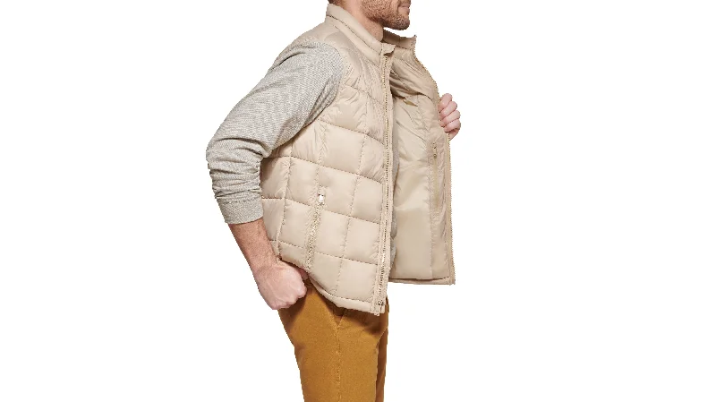 Box Quilt Puffer Vest, Regular Fit