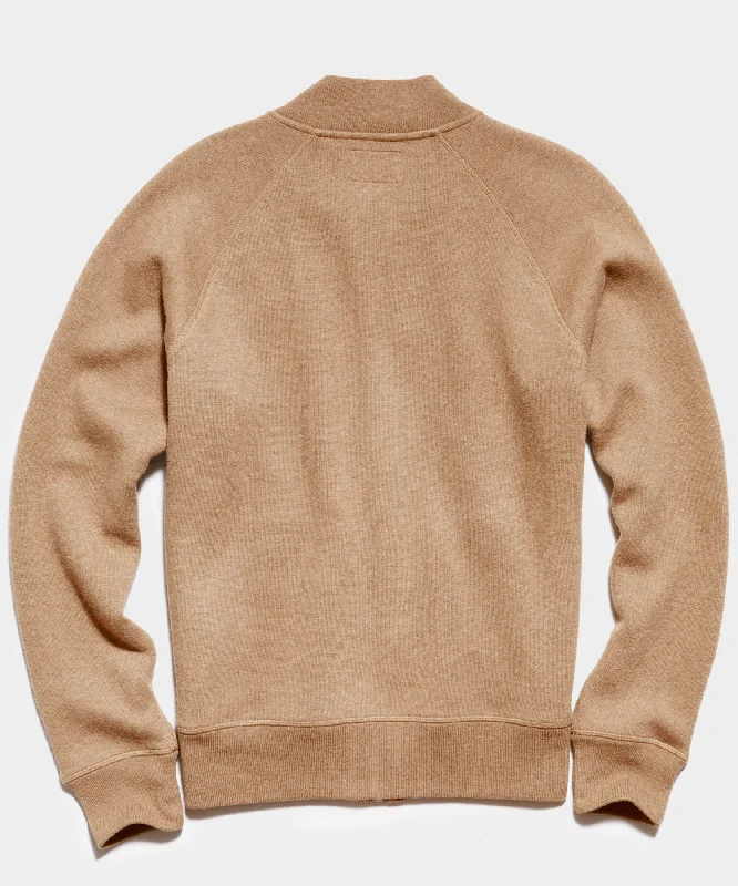 Cashmere Camel Track Jacket