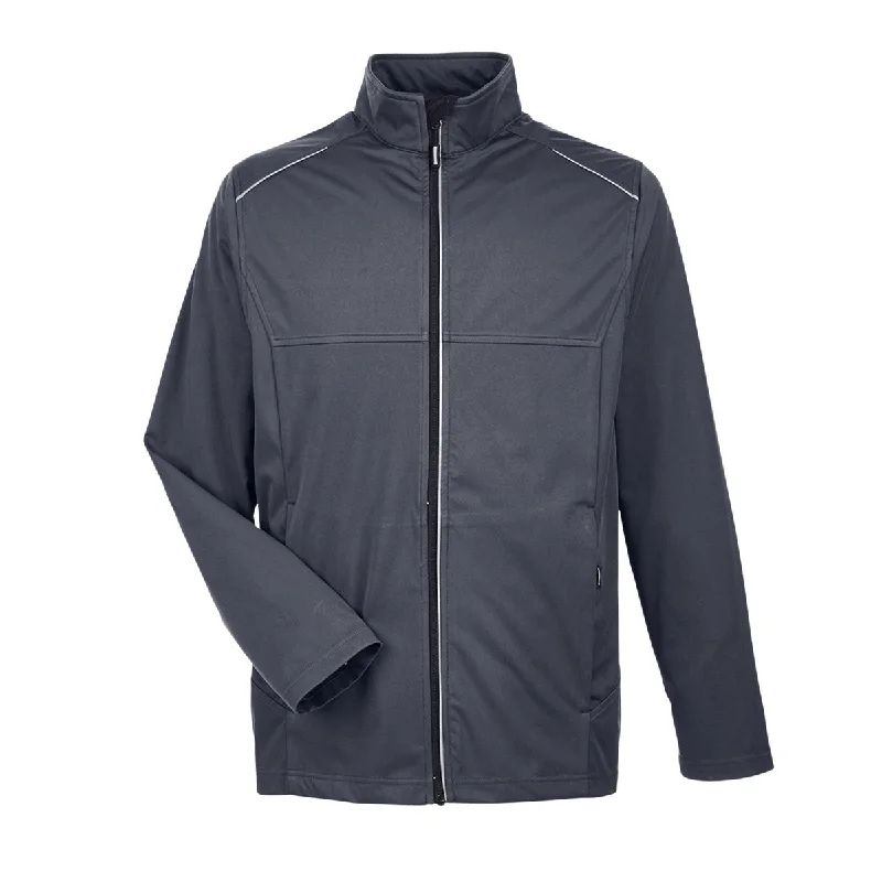 Core 365 Men's Carbon Techno Lite Three-Layer Knit Tech Shell