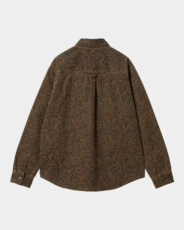 Conro Shirt Jacket | Tamarind Camo Leopard (garment-dyed)