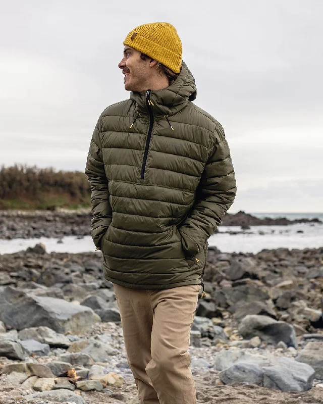 Crest Recycled Insulated Jacket - Khaki