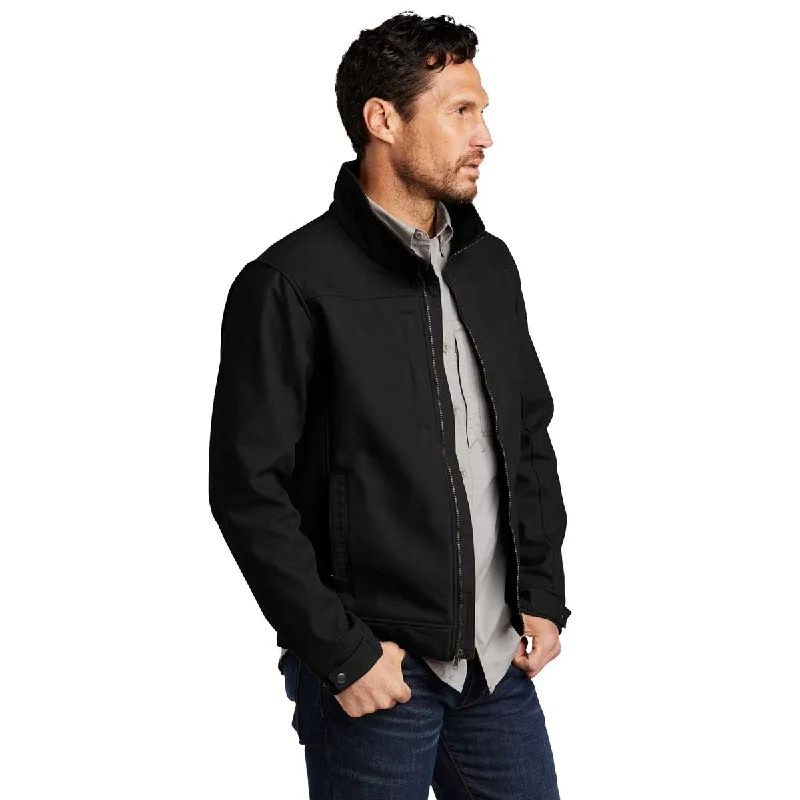 CornerStone Men's Black Duck Bonded Soft Shell Jacket