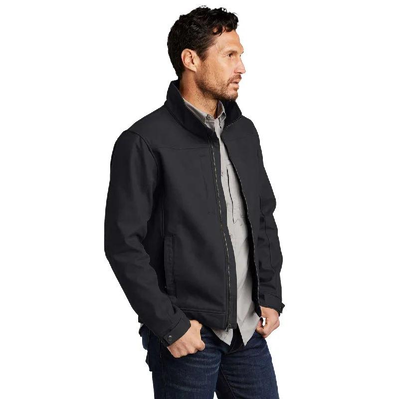 CornerStone Men's Charcoal Duck Bonded Soft Shell Jacket