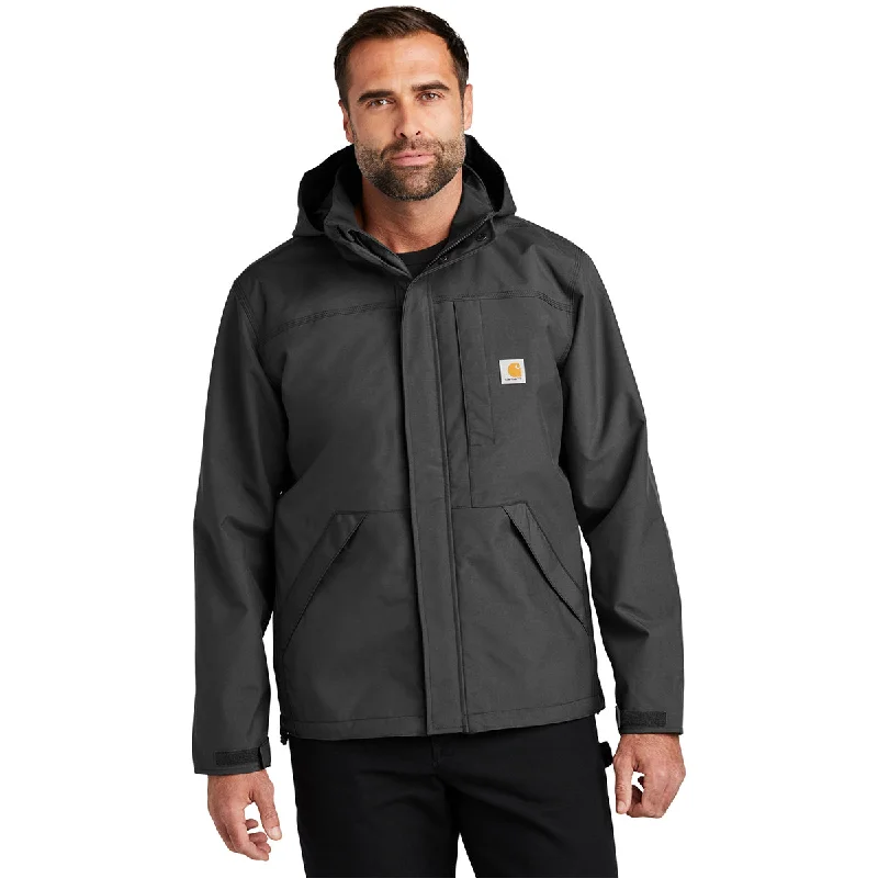 Carhartt Men's Shadow Grey Storm Defender Shoreline Jacket