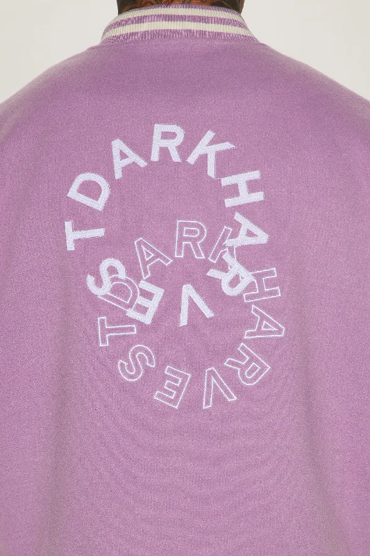 Dark Harvest Varsity Jacket - Lavender