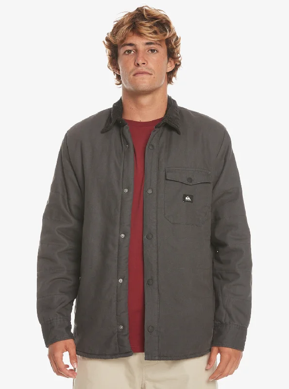 Downrail Upd Canvas Jacket - Tarmac