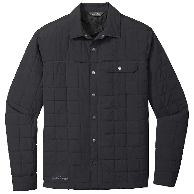 Eddie Bauer Men's Black Shirt Jacket