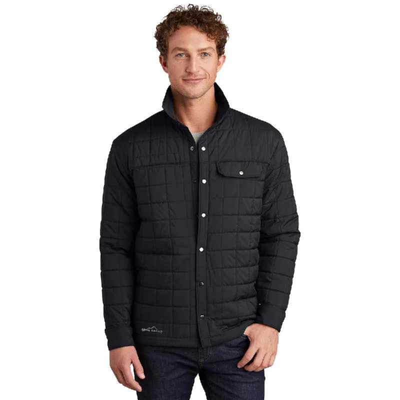 Eddie Bauer Men's Black Shirt Jacket