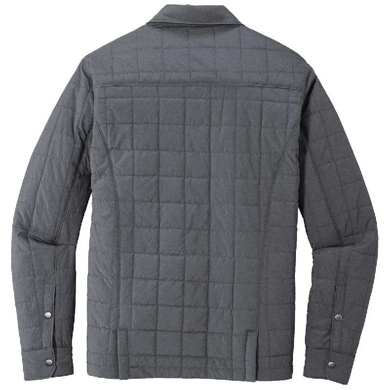 Eddie Bauer Men's Charcoal Grey Heather Shirt Jacket