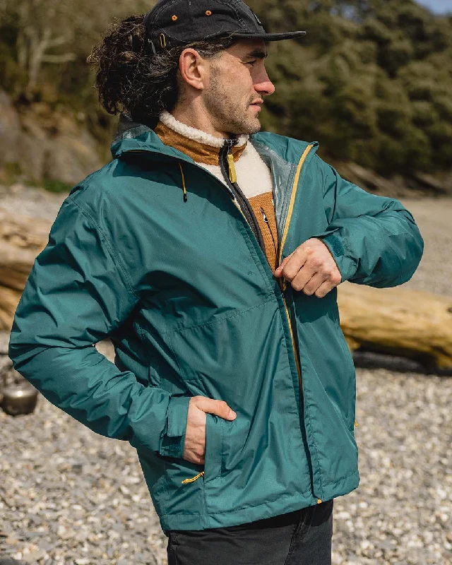 Echo Recycled Water Resistant Jacket - Mediterranean