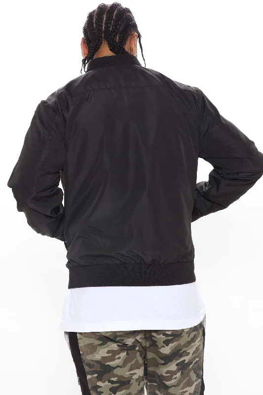 Eddie Bomber Jacket - Black