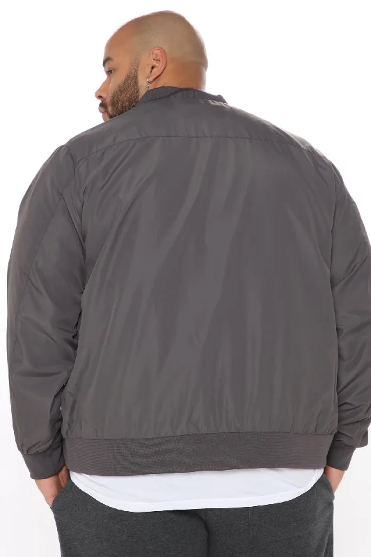 Eddie Bomber Jacket - Charcoal