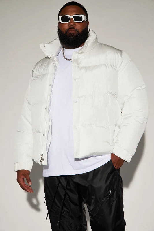 Fairmont Nylon Puffer Jacket - White