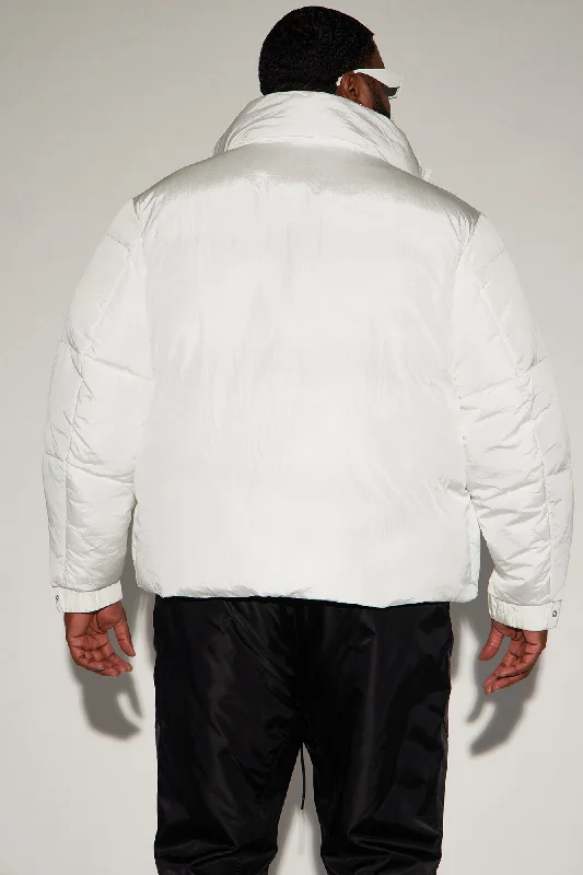 Fairmont Nylon Puffer Jacket - White