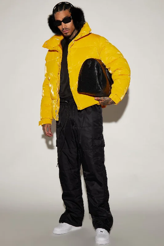 Garvey Puffer Jacket - Yellow