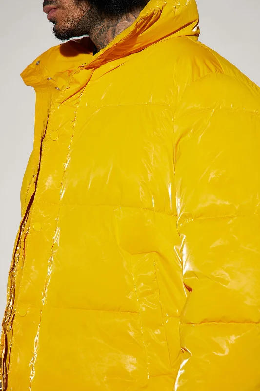 Garvey Puffer Jacket - Yellow