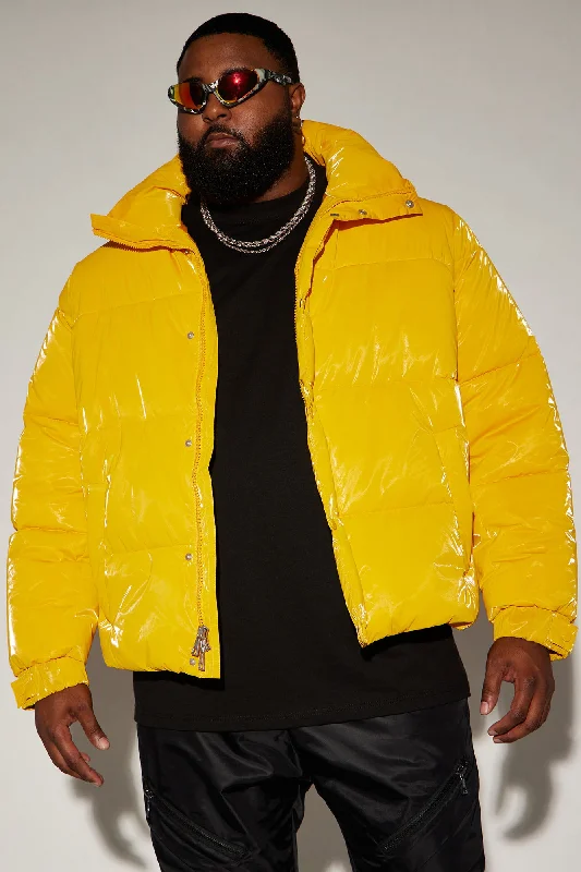 Garvey Puffer Jacket - Yellow