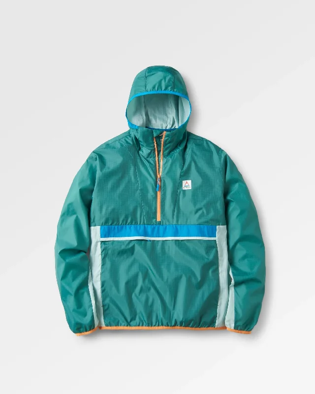 Gusto Recycled Windshell Anorak - Deep Sea