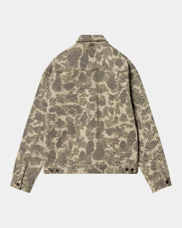 Duck Camo Helston Jacket | Black (bleached)