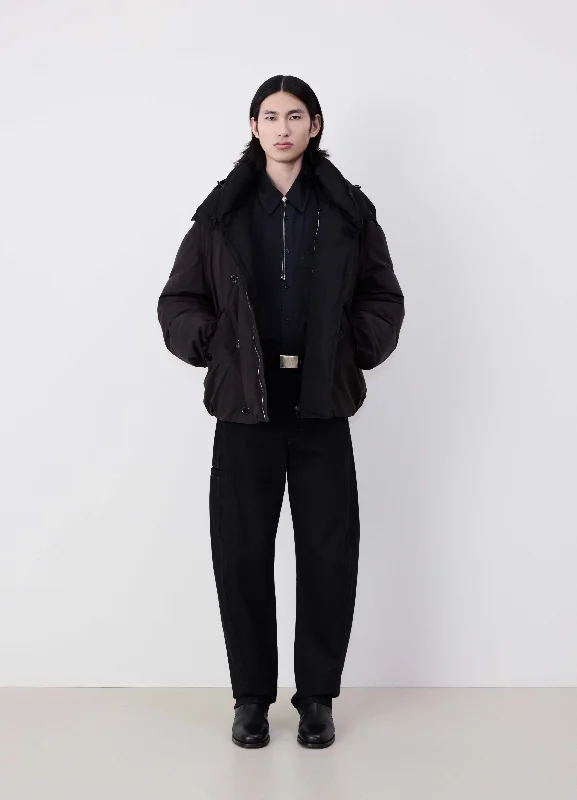 HOODED PUFFER BLOUSON