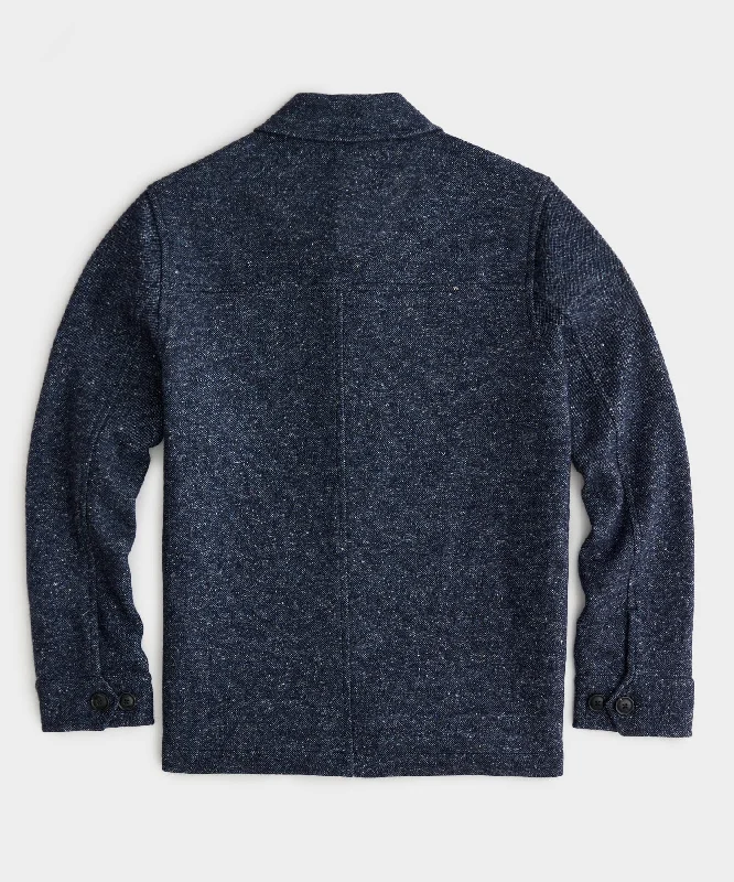 Italian Wool Jacket in Navy