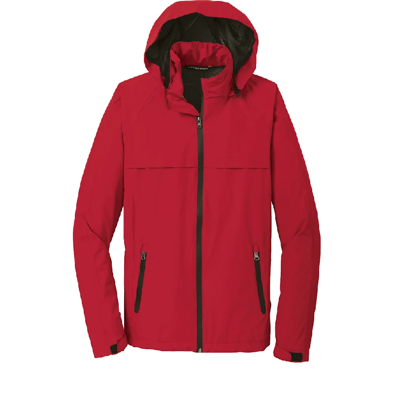 Port Authority Men's Engine Red Torrent Waterproof Jacket