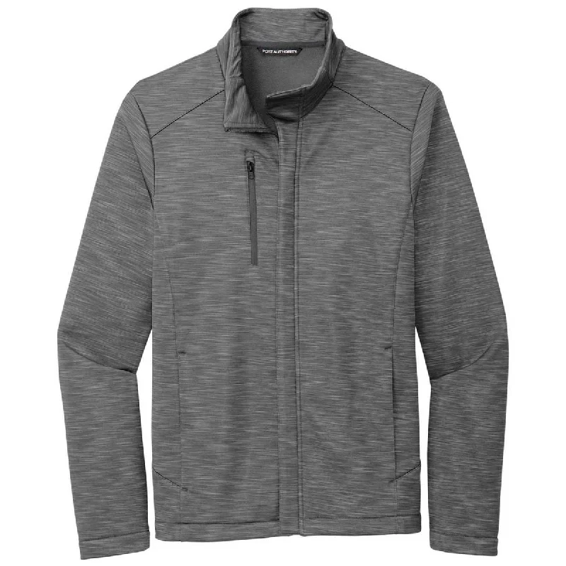 Port Authority Men's Graphite Heather Stream Soft Shell Jacket