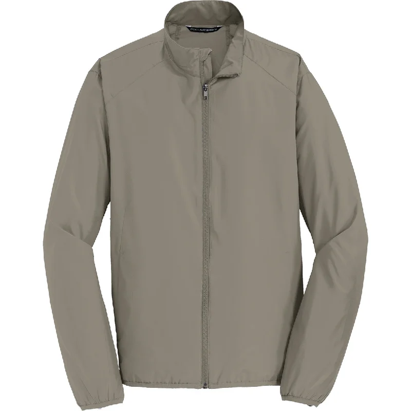 Port Authority Men's Stratus Grey Zephyr Full-Zip Jacket