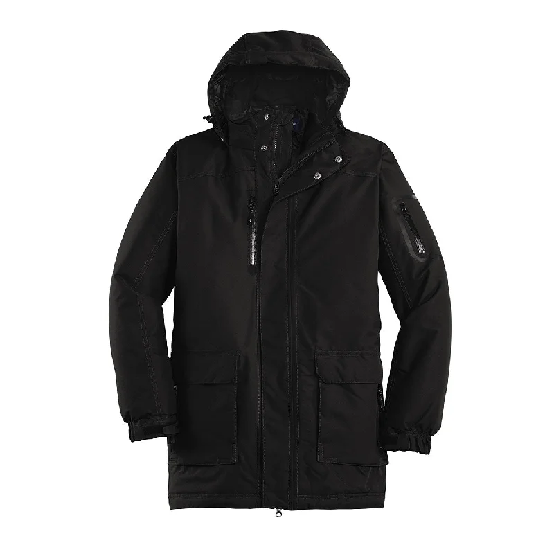 Port Authority Men's Black Heavyweight Parka