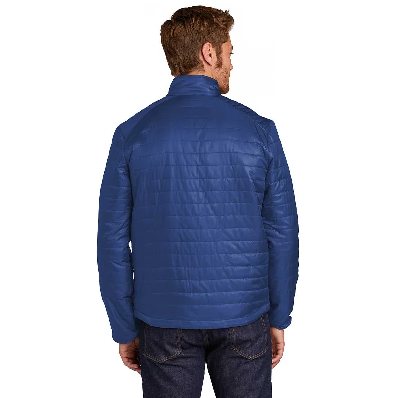 Port Authority Men's Cobalt Blue Packable Puffy Jacket