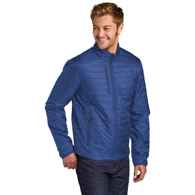 Port Authority Men's Cobalt Blue Packable Puffy Jacket