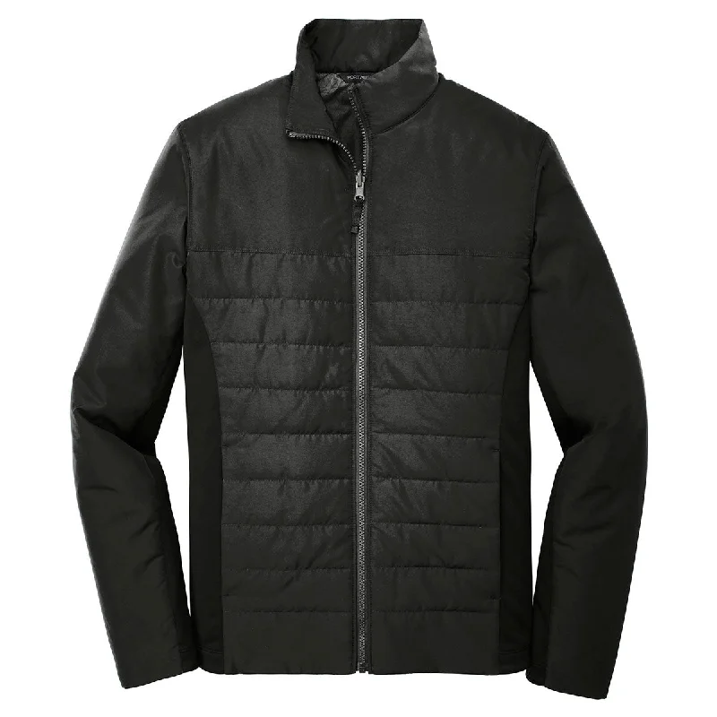 Port Authority Men's Deep Black Collective Insulated Jacket