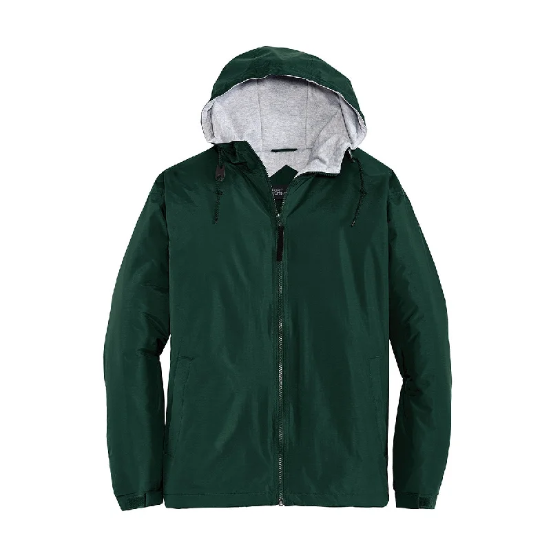 Port Authority Men's Hunter/Light Oxford Team Jacket