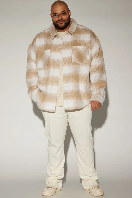 Keystone Mohair Shacket - Cream